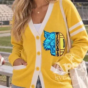 Wildcats School Mascot Spirit Game Sports Embroidery Design Bundle