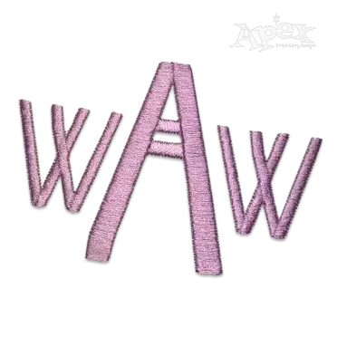 Willow Machine Embroidery Font