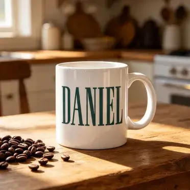 Coffee Cup Yeehaw Tall Hat Serif Letters Monogram Font | TTF OTF