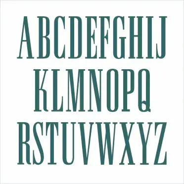 Yeehaw Tall Serif Letters Monogram Font | TTF OTF All