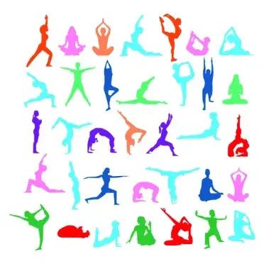 Yoga Decal Cuttable Designs