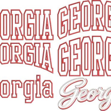 Georgia Huge Bundle Machine Embroidery Design Names Text