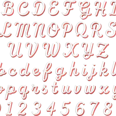 Script 2-Color Shadow Stacked Machine Embroidery Font Dawgs All