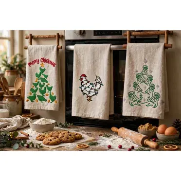 Christmas Farm Machine Embroidery Design - Apex All