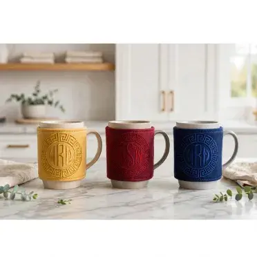Greek Key Monogram Circle Frame Embroidery Designs Bundle Cup