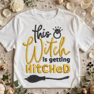 Hallowwen Bride Shirt Wedding