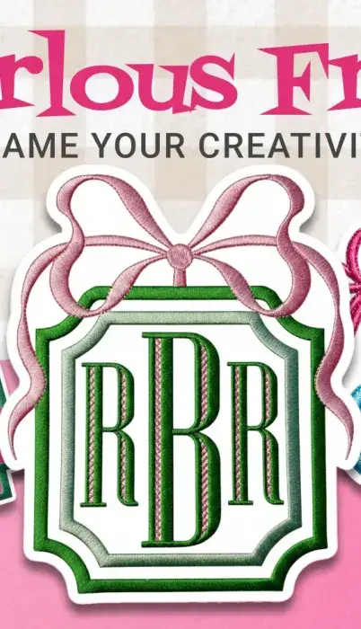 Monogram Embroidery fonts