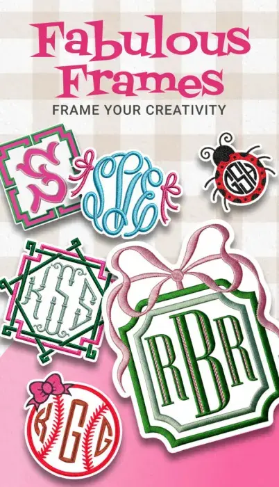 Monogram Embroidery fonts