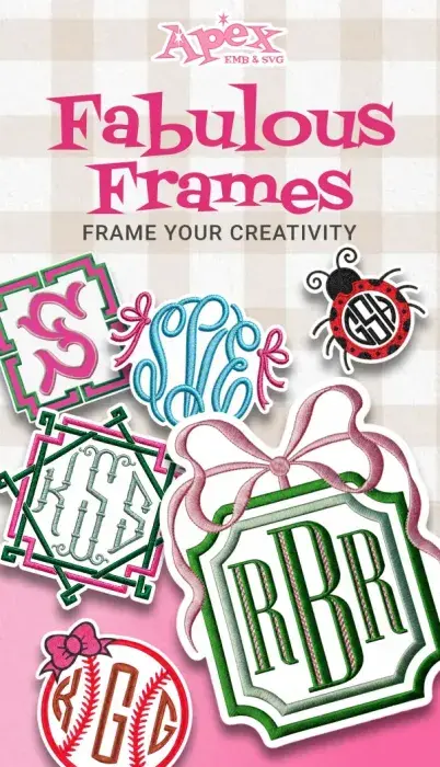 Monogram Embroidery Fonts