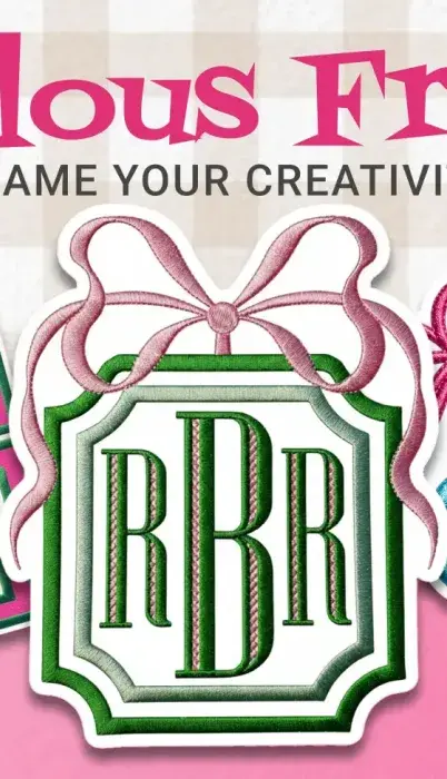 Monogram Embroidery Fonts