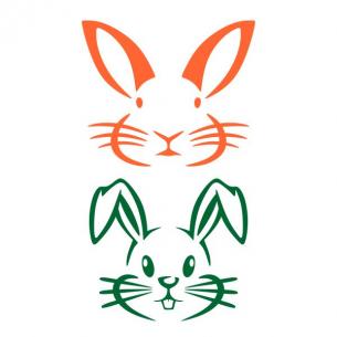 Download Adorable Bunny Face Cuttable Design Apex Embroidery Designs Monogram Fonts Alphabets