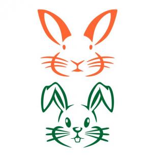 Download Adorable Bunny Face Cuttable Design Apex Embroidery Designs Monogram Fonts Alphabets