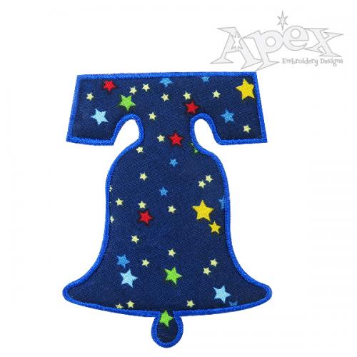 Philadelphia Liberty Bell Applique Embroidery Designs | Apex Monogram ...