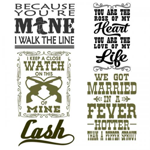 I Walk The Line Cuttable Designs | Apex Designs & Fonts
