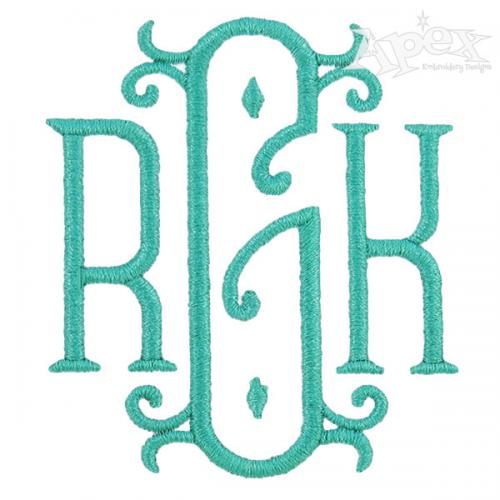 Vienna Embroidery Font