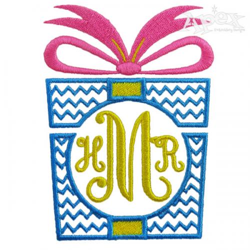Monogram Gift Box Embroidery Frame