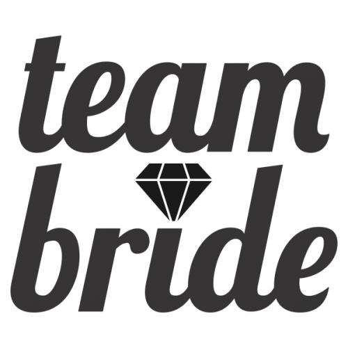 Team Bride Wedding Cuttable Designs
