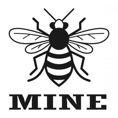 Bee Mine SVG Valentine's Day Cuttable Designs