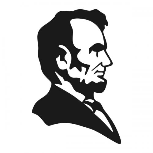 Abraham Lincoln U.S. Presidents Svg Cuttable Designs