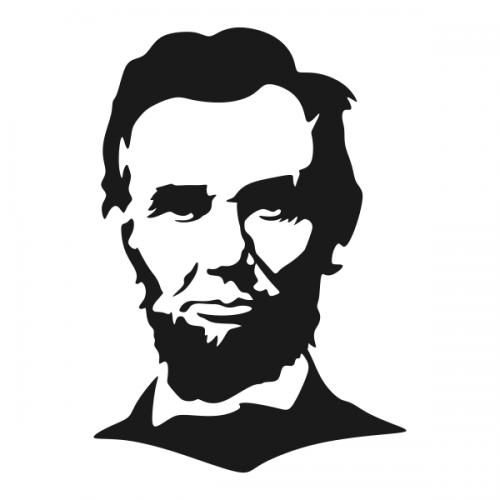 Abraham Lincoln U.S. Presidents Svg Cuttable Designs