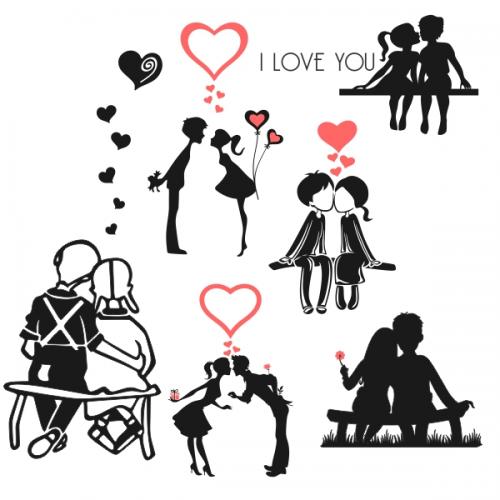 Sweet Love Couples Svg Cuttable Designs