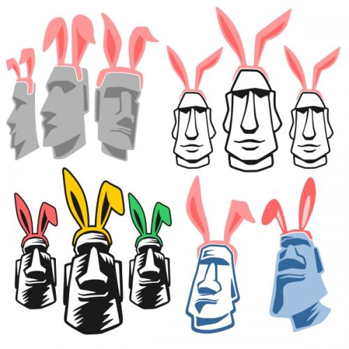 Easter Island Svg Cuttable Designs