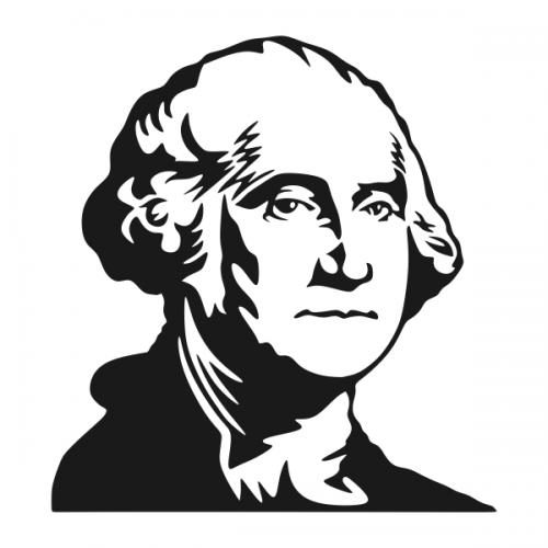 George Washington U.S. Presidents Cuttable Designs