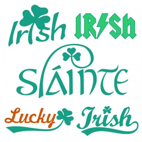 Irish Ireland fun Svg Cuttable Designs
