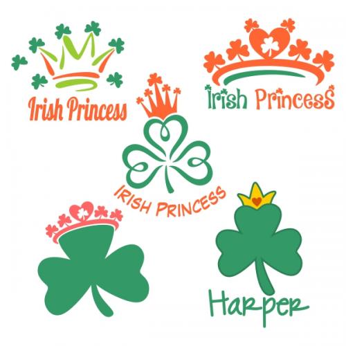 Irish Princess Svg Cuttable Designs