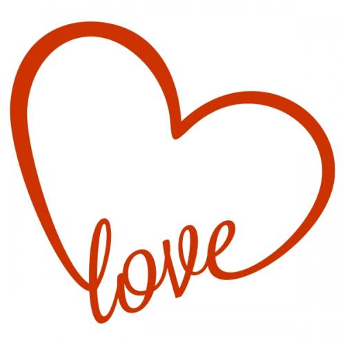 Love Hearts Doodles Cuttable Designs