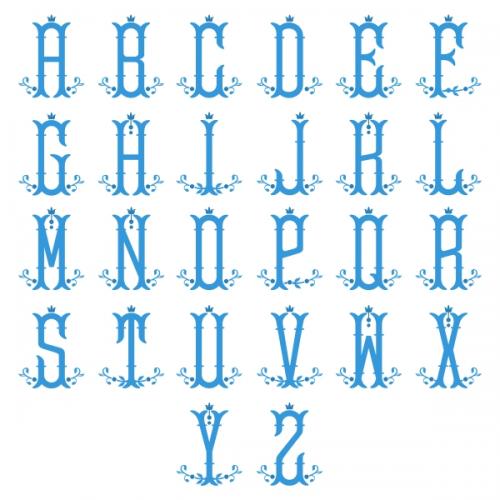 Nola Monogram Svg Cuttable Designs