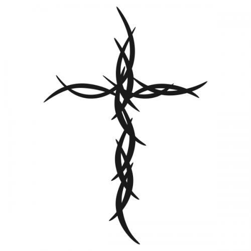 Cross Thorn Easter Cuttable Designs