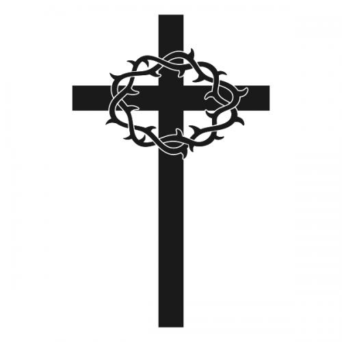 Cross Thorn Easter Cuttable Designs