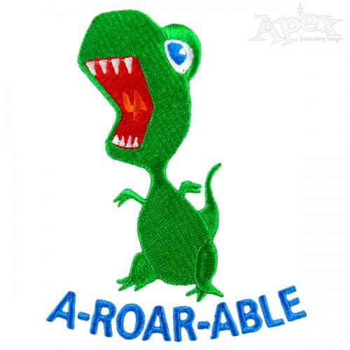 A-Roar-Able Dinosaur Embroidery Designs