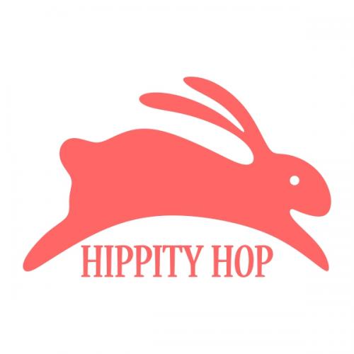 Easter Bunny Hippity Hop Svg Cuttable Designs