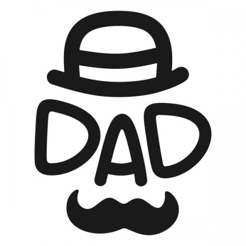 Cool Father Dad SVG Cuttable Design