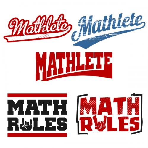 Mathlete Math Svg Cuttable Designs