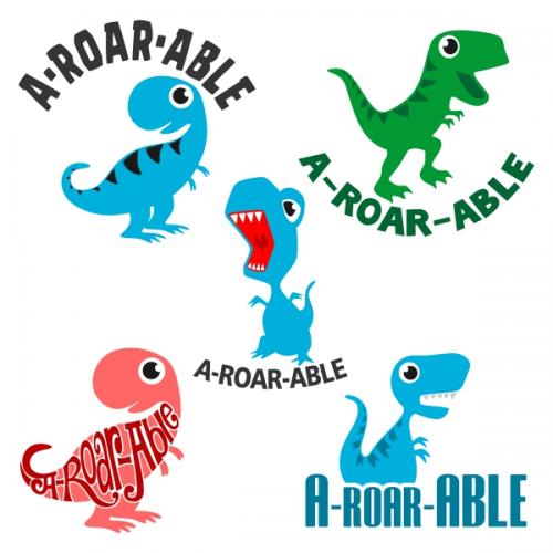 A-Roar-Able Dinosaur Cuttable Designs