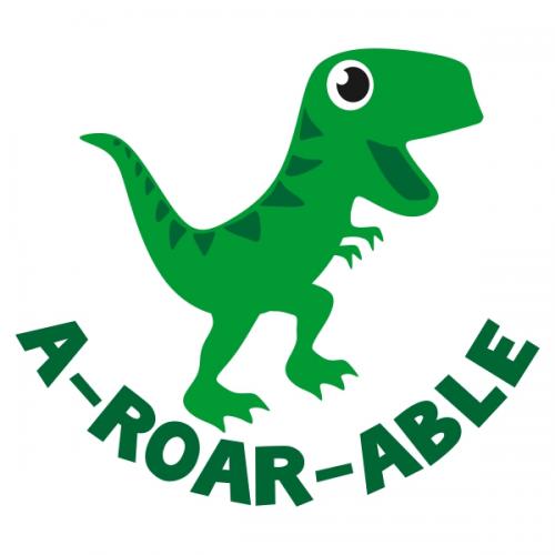 A-Roar-Able Dinosaur Svg Cuttable Designs
