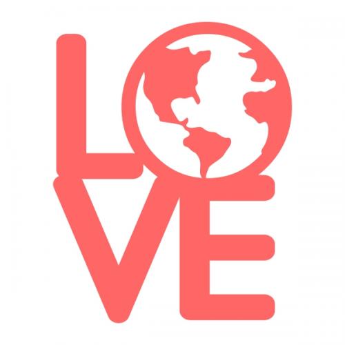 Earth Day Love Svg Cuttable Designs