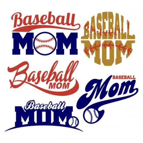 Baseball Mom Cuttable Designs