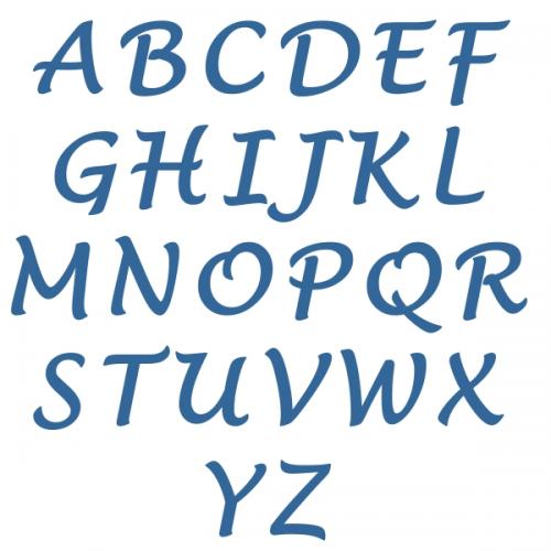 Bahia SVG Cuttable Font