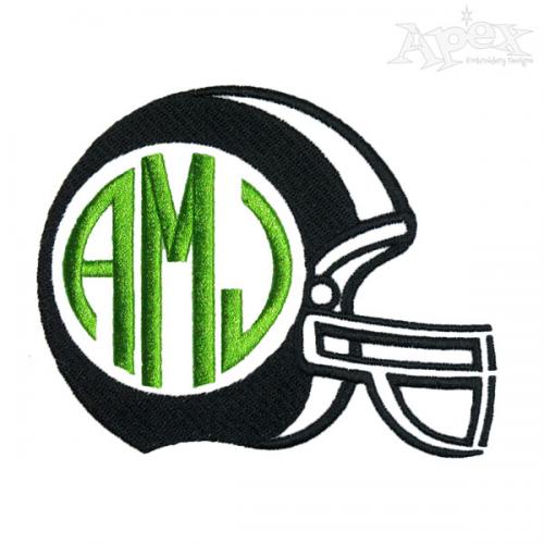 Football Helmet Embroidery Designs