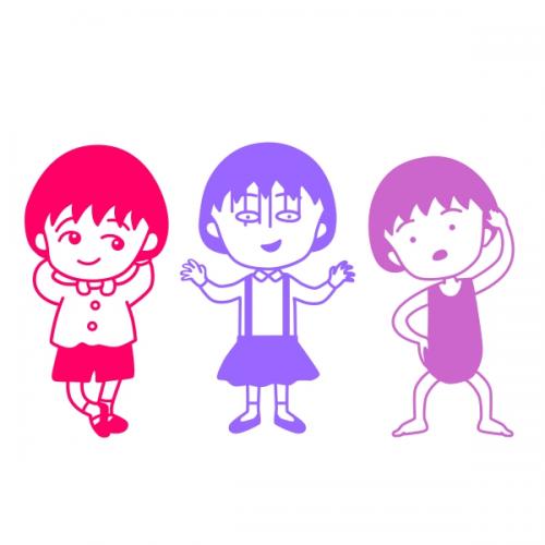 Japanese Kids SVG Cuttable Designs
