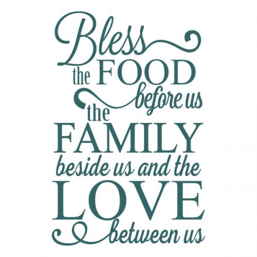 Food, Family and Love SVG Cuttable Designs
