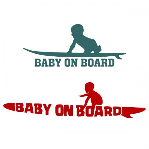 Baby on Board SVG Cuttable Designs