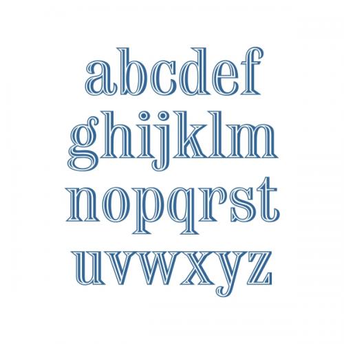 Chisel Monogram SVG Cuttable Fonts