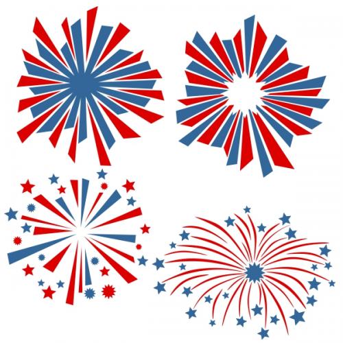 Fireworks SVG Cuttable Designs