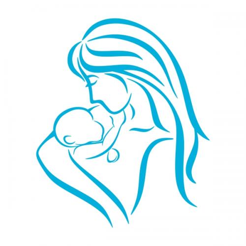 Mother and Baby SVG Cuttable Designs