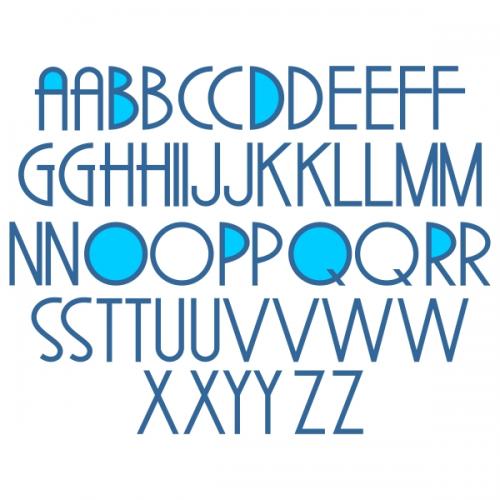 Parisian SVG Cuttable Fonts
